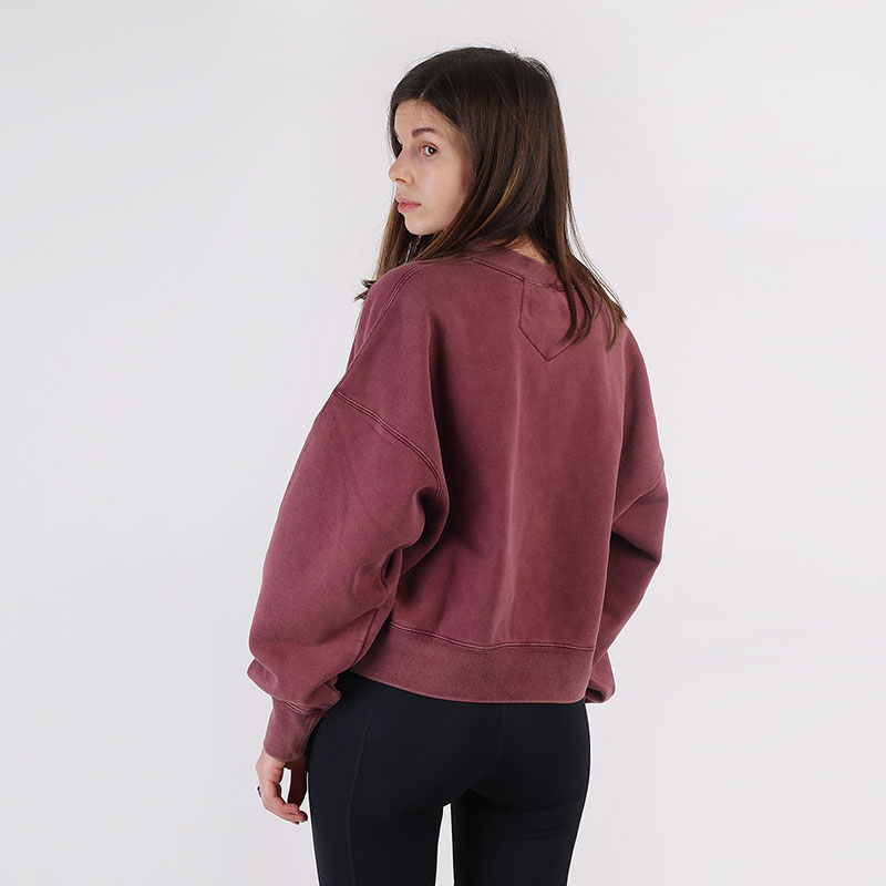 Женская толстовка Jordan Flight Fleece Crew (CV7783-610)  - цена, описание, фото 5